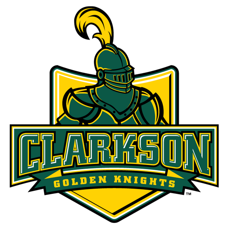 Clarkson Golden Knights iron ons